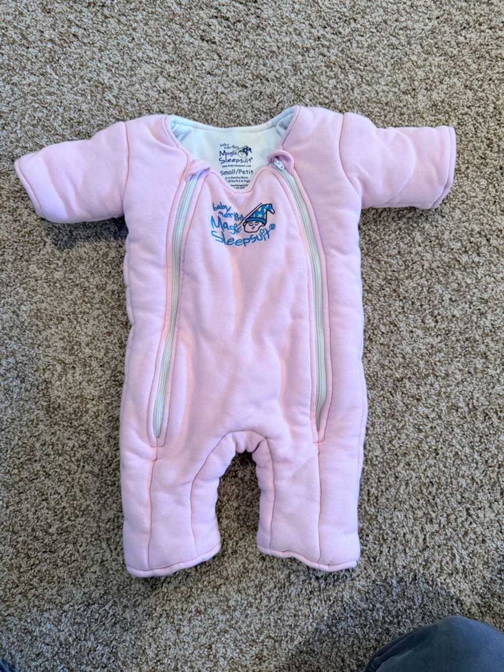 Baby Pink Magic Sleepsuit Cozy One-Piece by Magic Sleepsuit